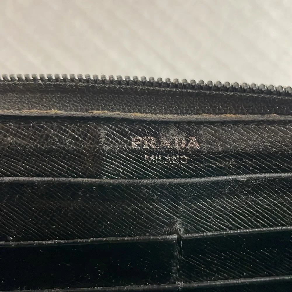 Prada Black Long Wallet - Picture 9 of 12